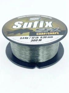 Sufix SFX Carpe 0,30mm/5,3kg/12lbs/300m Transparent Fil pour Carpes Monoschnur - Photo 1/2