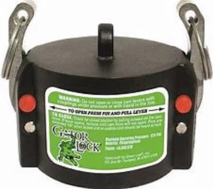 Green Leaf Gatorlock 1-1/2 inch Cap for Male Adapter - GLP150CAP - Picture 1 of 2