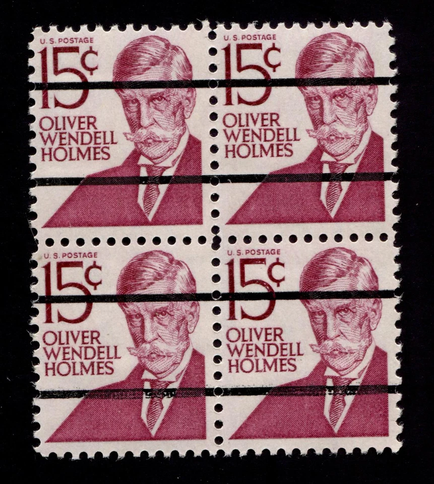 OPC 1968 Sc#1288a 15c Holmes Bureau Precancel Block MNH - Image 1 of 2