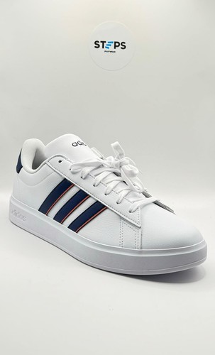 Adidas Grand Court 2.0 scarpe da ginnastica uomo taglia 11 UK nuove con scatola