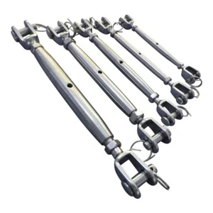 Turnbuckle Stainless Steel A4 Marine-Grade (316) Sailing Boat Rigging: Freepost - Picture 1 of 6