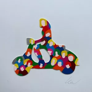 Everyone In The Saddle Marco Lodola Opera POP ART Serigrafia Firmata Numerata - Foto 1 di 1