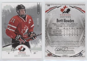 2016 Upper Deck Team Canada Juniors Men's Spectrum High Gloss /25 Brett Howden