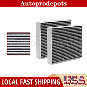 2X Cabin Air Filter Fits For FORD F-150 2015-2022 Lincoln Navigator 2018-2024 - Picture 1 of 9