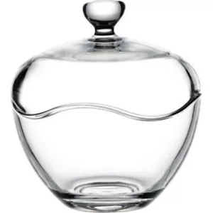 Pasabahce Toscana Weihnachten Süßigkeitenschale mit Deckel, 5,1 x 5,9 Zoll Glas Zuckerdose - Bild 1 von 9