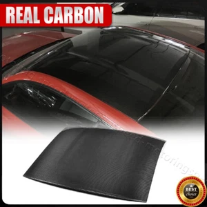 For Ford Mustang GT350 GT Coupe 2015-23 DRY CARBON Top Roof Cover Trims Bodykit - Picture 1 of 18