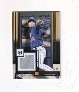2024 KODAI SENGA TOPPS MUSEUM GU JERSEY RELIC 70/99 NEW YORK METS - Picture 1 of 2