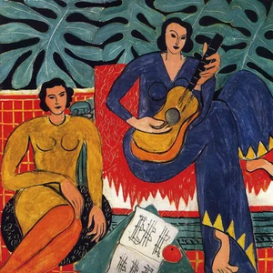 HENRI MATISSE - Music 1939 - *FRAMED* CANVAS ART 24x16" - Picture 1 of 1