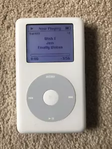 Apple iPod Classic A1059 20GB Mono White 4th Generation Working Good Condition - Picture 1 of 8