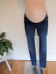 BLOOMING MARVELLOUS MATERNITY U/B BLUE OR BLACK SKINNY JEANS ALL SIZES NEW - Picture 1 of 12