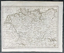 1785 John Russell Antique Map of Germany Divided into Circles