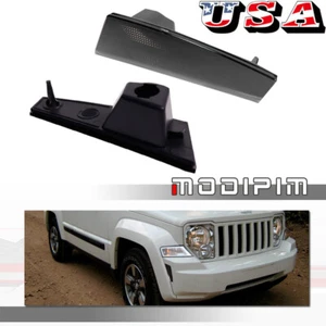 Kit de carcasas de luz de marcador lateral para guardabarros delantero ahumado para Jeep Liberty 08-12 - Imagen 1 de 8