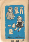 2 Vintage Patterns to Make Clothes for 16" Doll - 1956