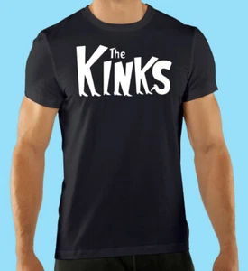 Camiseta Negra, Concierto, Música, Banda, Vintage kINKS, Rock Clásico Años 70 - Imagen 1 de 2