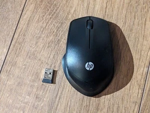 HP 280 Silent wireless mouse optical 1600 DPI black with USB receiver for PC - Picture 1 of 11