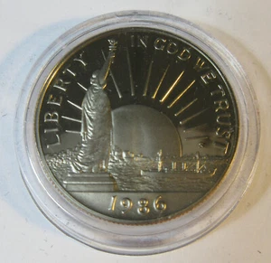Medio dólar a prueba conmemorativa de la Estatua de la Libertad 1986 (#78bg) - Imagen 1 de 2