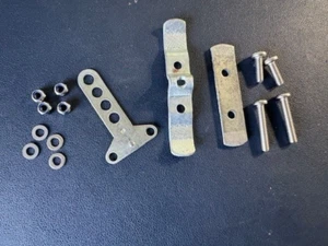 VINTAGE PLETSCHER PLETCHER REAR RACK MOUNTING BRACKETS w/ STAINLESS MOUNTING HW - Picture 1 of 5