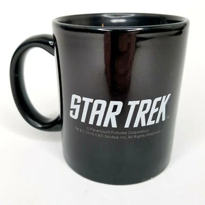 Star Trek TOS Black Coffee Cup Mug 10 oz. 2010 - Picture 1 of 6