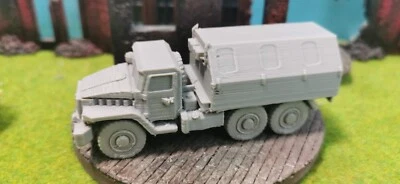 Ural 375 Camion Con Cassone (NVA) Modello Kit 1:87 1:72 1:56 1:48 1:35 - Immagine 1 di 3