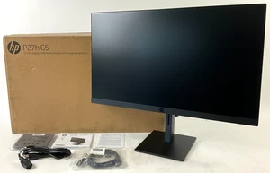 HP 27" Monitor P27H G5 1080p 75Hz 5ms IPS LCD HDMI DisplayPort VGA 64W41AA - Picture 1 of 22