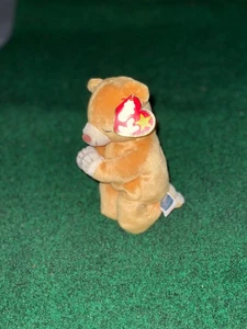 Beanie Baby Hope Praying Bear, new with tag protector and case, errors - Picture 1 of 5