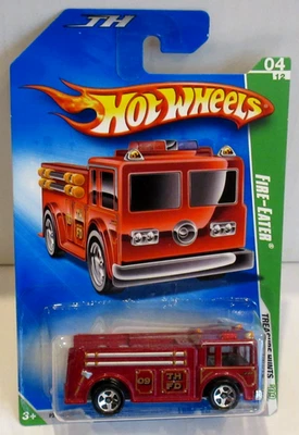 Hot Wheels Treasure Hunts 2009 ~ camión de bomberos para comedores de bomberos ~ Foto 1 de 4