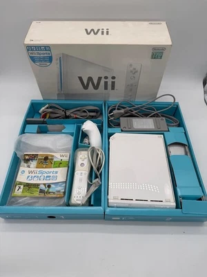 Nintendo Wii Console Con Controller Completa Di Scatola E Accessori - Immagine 1 di 4