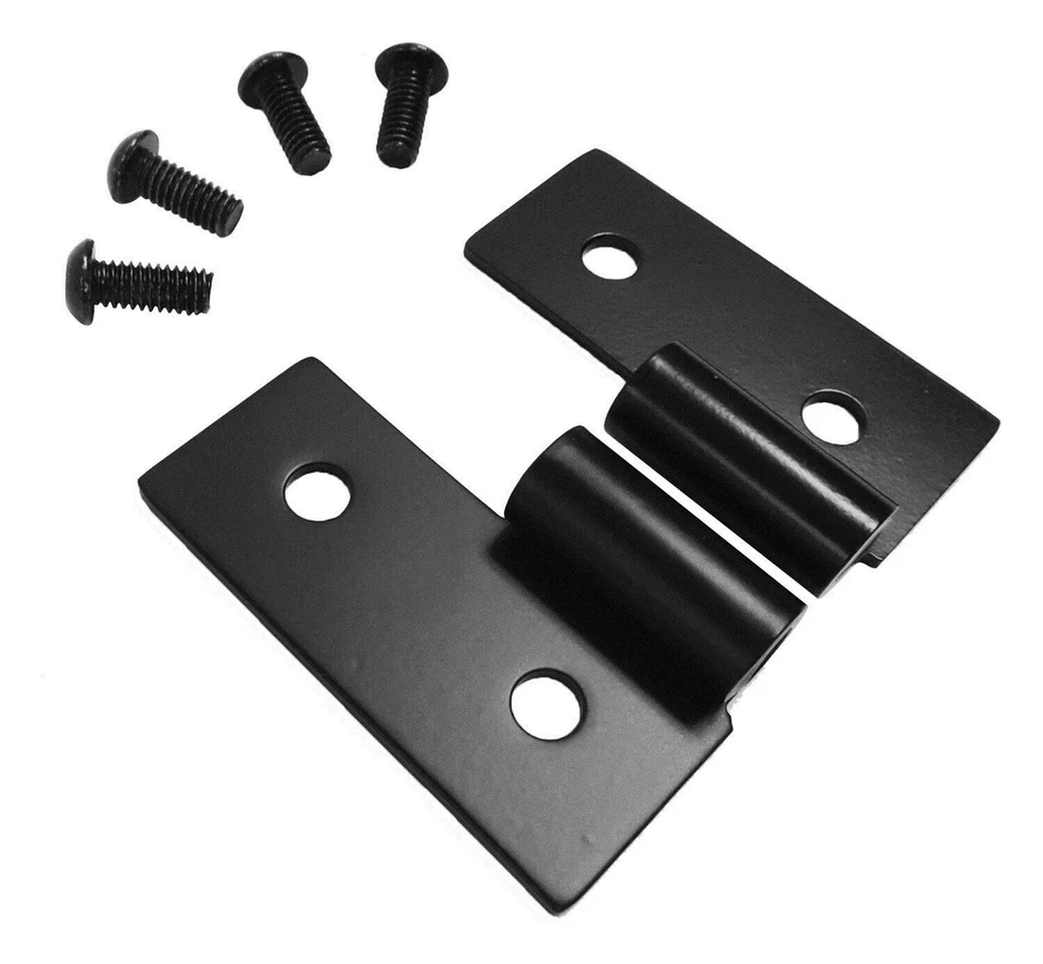 Juego de soportes de bisagra de puerta inferior Crown RT34092 negro 1997-2006 para Jeep Wrangler TJ Foto 1 de 1
