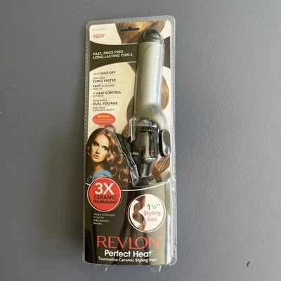 Revlon Perfect Heat Tourmaline Ceramic 1 1/2"  Styling/Curling Iron RV050C - Image 1 of 2