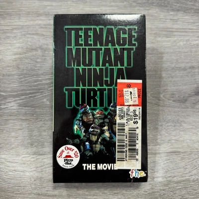 TEENAGE MUTANT NINJA TURTLES THE MOVIE 1990 Sealed VHS Embossed Cover Watermark - Image 1 of 4
