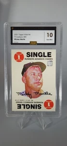 2021 Topps x Mickey Mantle Mickey Mantle 1968 Game Retro #39 New York Yankees - Bild 1 von 2