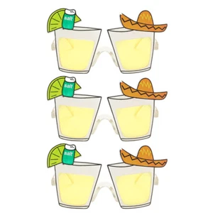 3 Pairs Party Glasses Mexican Party Costume Props Birthday Favors Eyeglasses - Picture 1 of 12