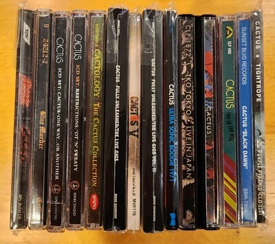 Cactus 12CD Lot 1970-2017 Carmine Appice Vinny Blue Murder Vanilla Fudge - Image 1 of 4
