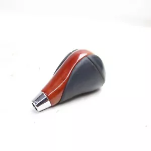2007-2012 Lexus ES350  Auto Shifter Shift Knob Black Leather & Woodgrain OEM - Picture 1 of 10