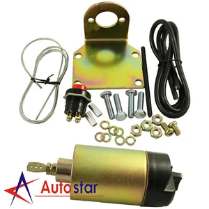 New Universal 100lb Trunk Solenoid Shaved Door Kit Popper Kit Street Rat Hot Rod - Foto 1 di 11