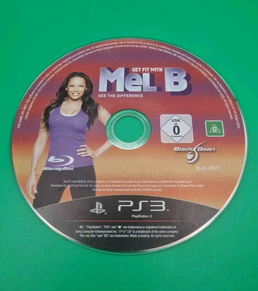 Get Fit With Mel B (PS3 2010)- Playstation 3 - Disc Only - Image 1 of 1