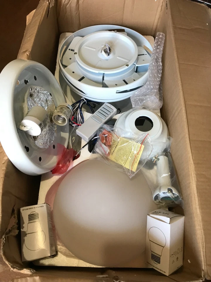 Prominence Home 80094 - 52" Ceiling Fan Light with Remote Blades Not Included - Image 1 of 4