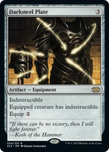 [1x] Darksteel Plate Near Mint, English Double Masters 2022 MTG Magic - Picture 1 of 1