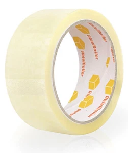 36 ROLLEN KARTON VERSIEGELUNG VERPACKUNG VERSAND BAND 2" 1,8 MILS 55 Yards KLAR - Bild 1 von 3
