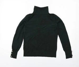 Dorothy Perkins Womens Green Roll Neck Viscose Blend Jumper Size 6 - Picture 1 of 10