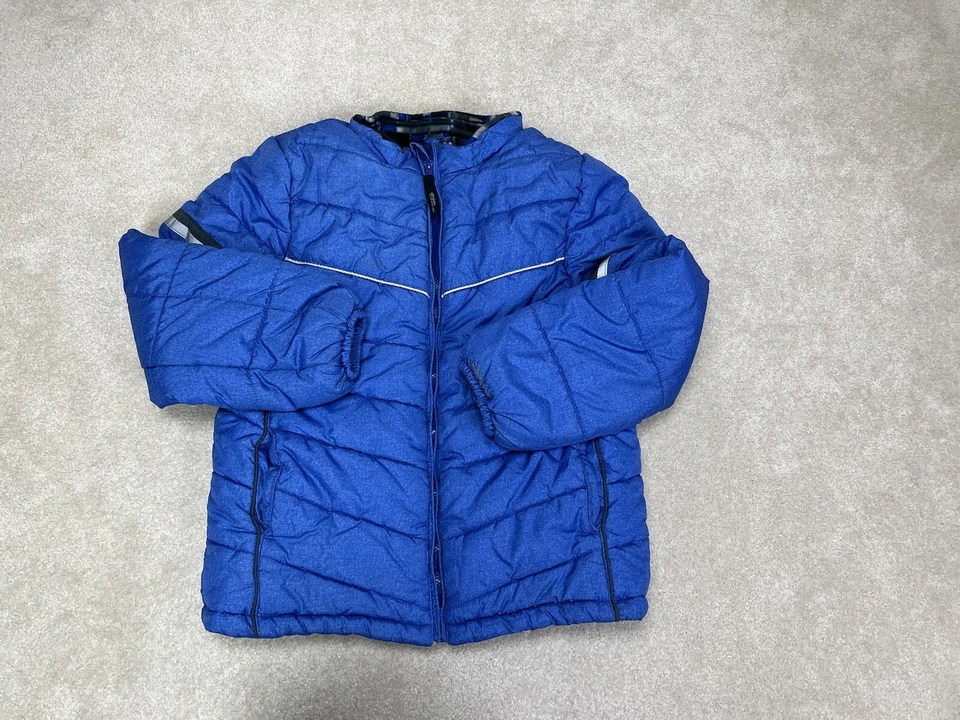 Chaqueta London Niebla Niños Grande Azul Invierno Abrigo Esquí Aislado Jóvenes Niños Foto 1 de 4