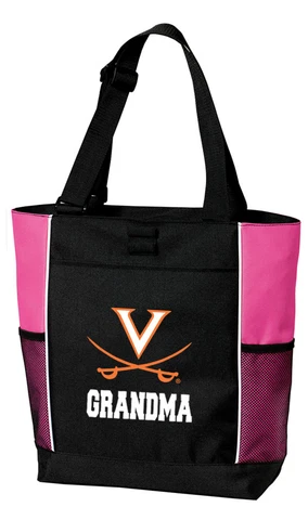 University of Virginia Grandma Tote Bag UVA Grandma for BEACH SHOPPING GROCERIES Cover