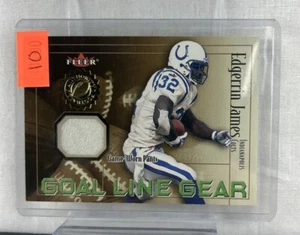 2001 Fleer Authority Goal-Line Gear Edgerrin James - Picture 1 of 6