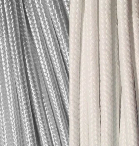 1-adrig Einzelader Weiß 1x0,75 Textilkabel Lampenkabel Premium Design EU Produkt - Picture 1 of 7