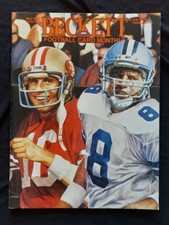 Aikman Montana Bradshaw Namath Elway  Beckett Football Card Monthly #50 May 1994