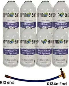 Arctic Air for R12 w/Charging Hose (8 Can Kit) - Foto 1 di 4