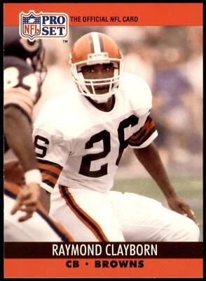 Raymond Clayborn #471 1990 Pro Set - Image 1 of 2