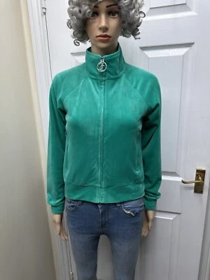 Juicy Couture Velour Diamante Track Jacket Size XS - Image 1 of 4