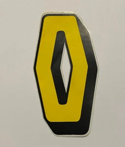 NOS BMX Motocross number plate number 0 Yellow vintage oldschool Type 1 - Foto 1 di 1