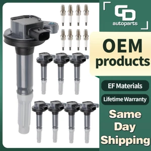 UF622 8 OEM Ignition Coils + 8 Spark Plugs for 5.0L Ford F-150 Mustang 2011-2016 - Picture 1 of 9